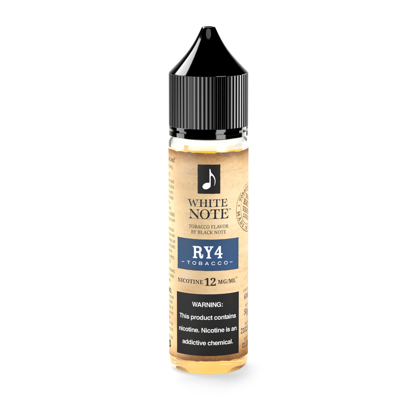White Note RY4 Tobacco 60ml 50VG/50PG - 12MG