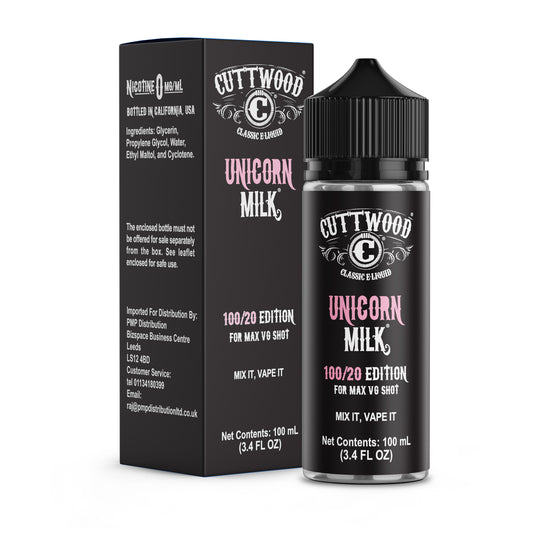 Cuttwood Unicorn Milk 100ml Shortfill