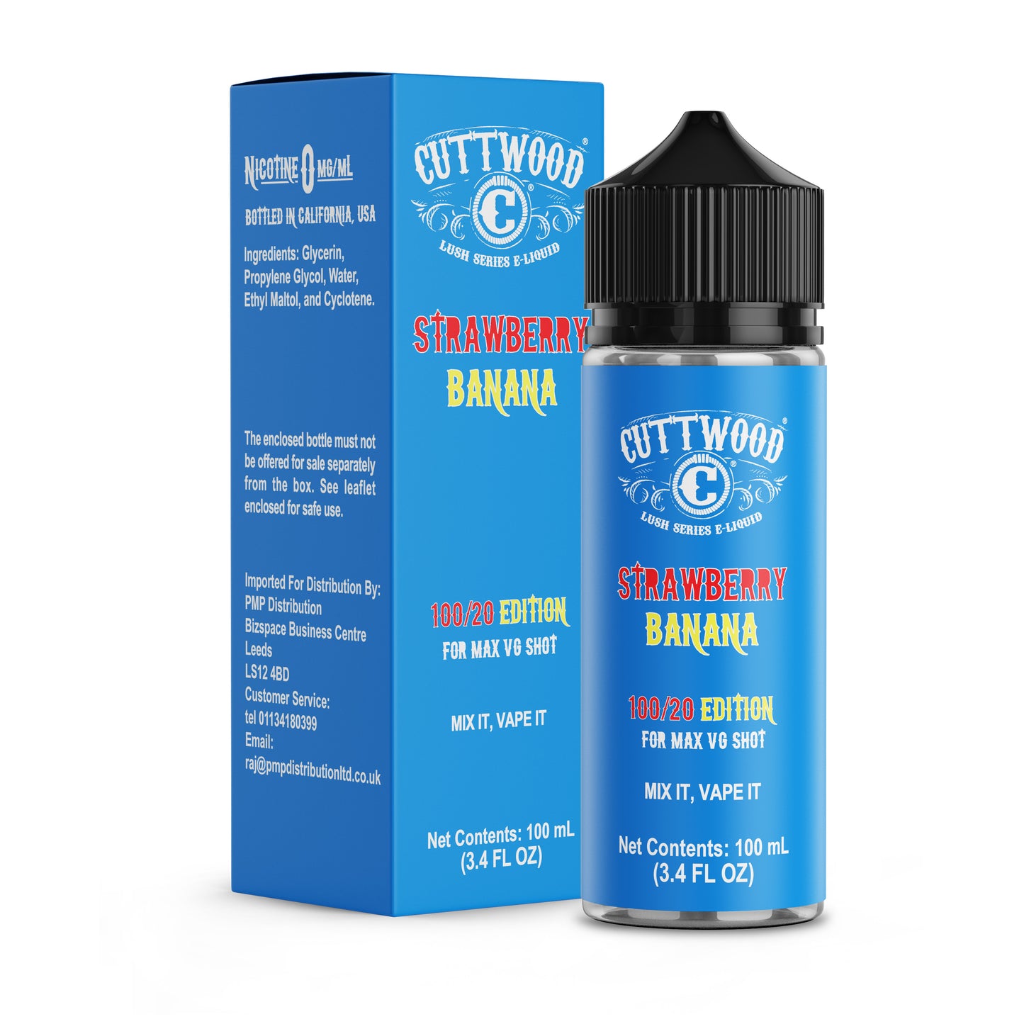 Cuttwood Strawberry Banana 100ml Shortfill