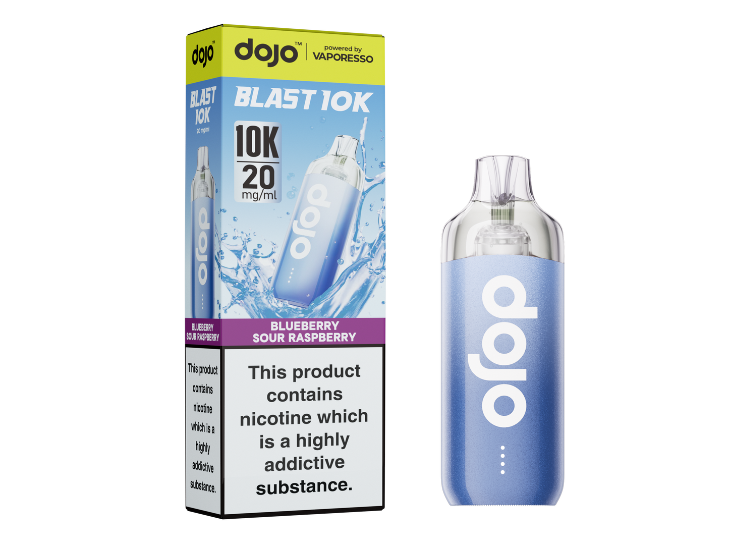 Dojo Blast 10K Pod Kits - Pack of 5 - 20mg