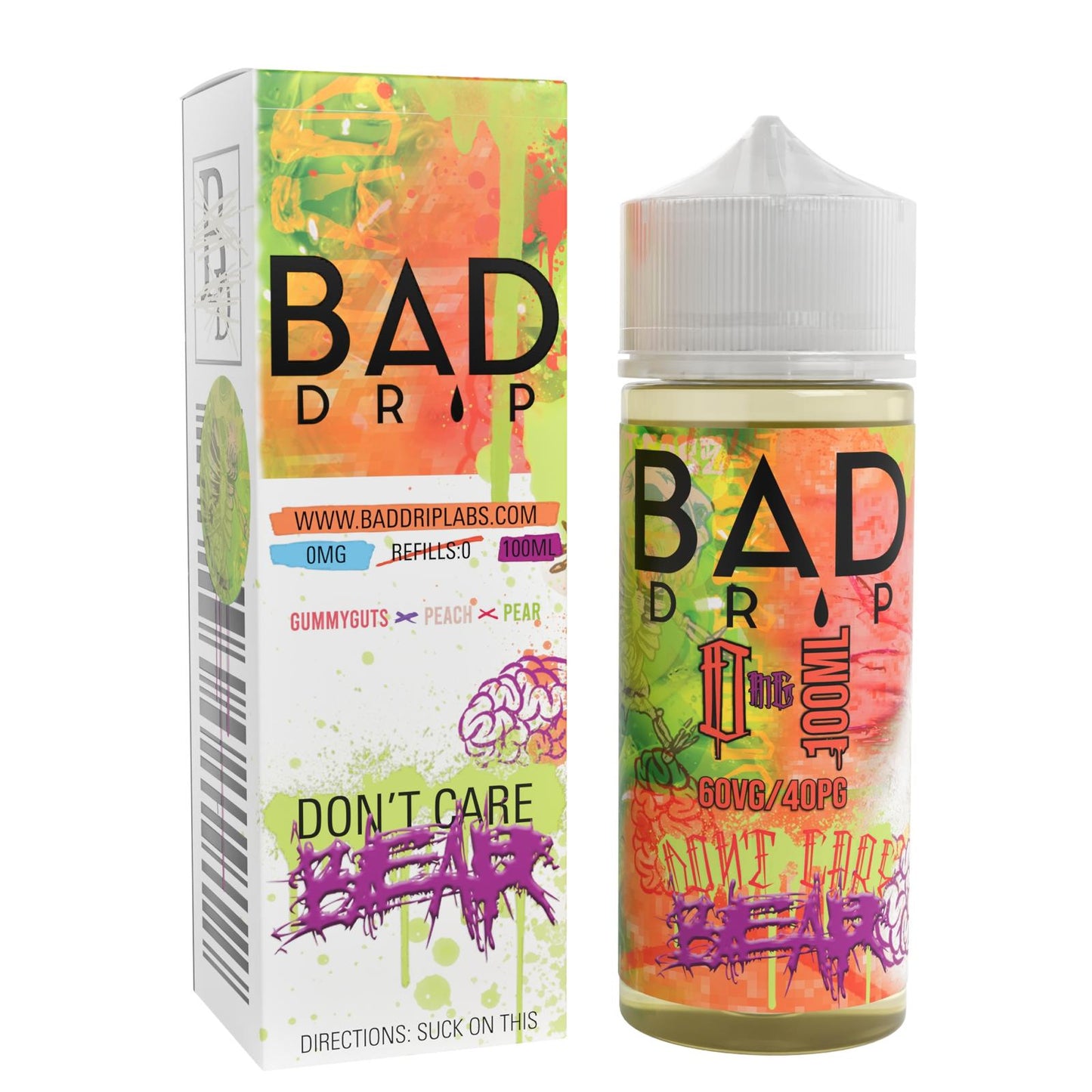 Bad Drips Labs Don't Care Bear 100ml Shortfill
