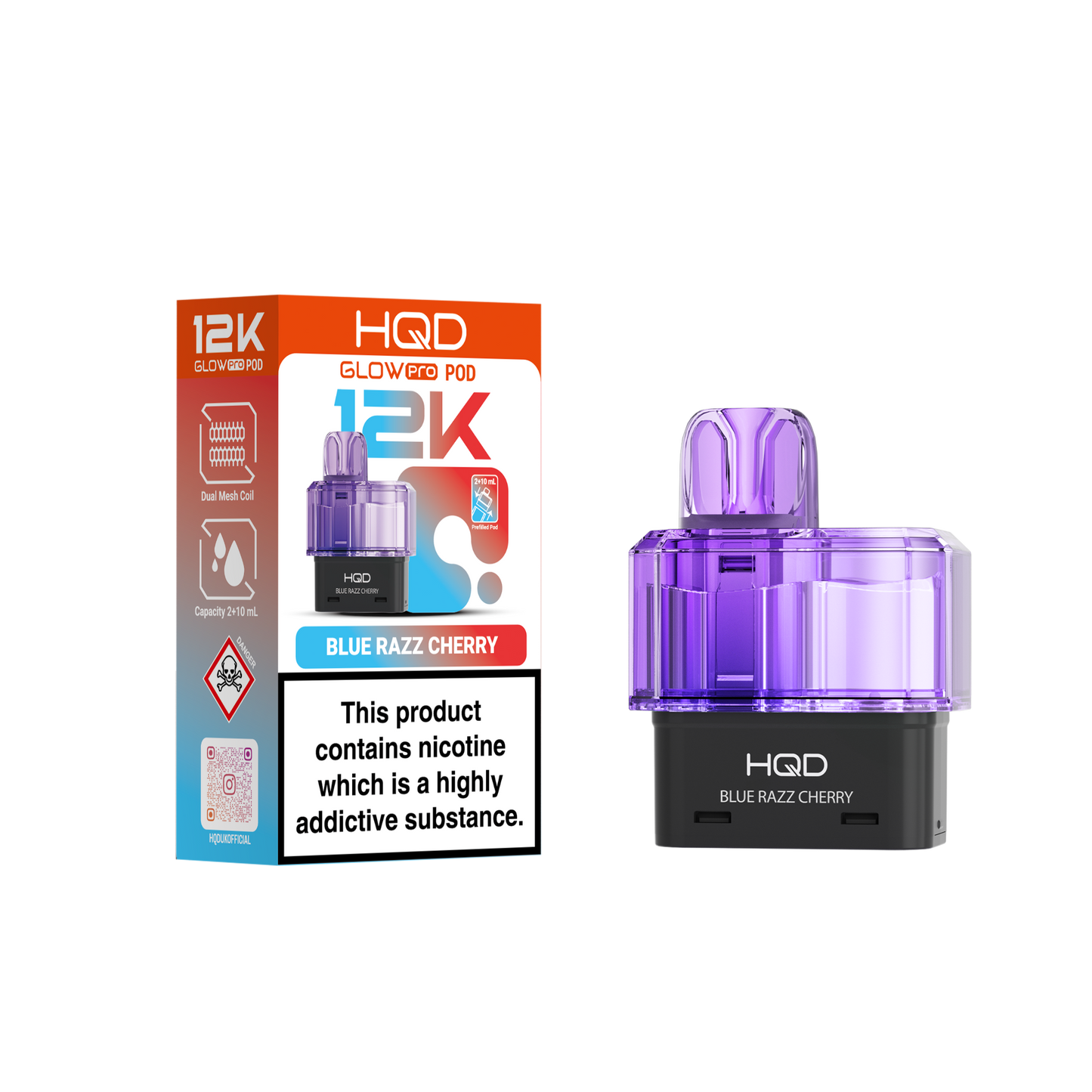 HQD 12K Pods – Pack of 5 – 20mg