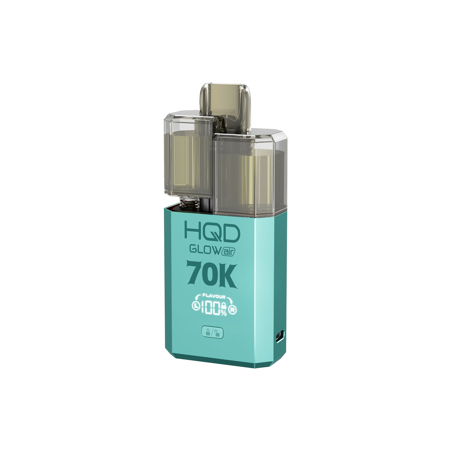 HQD Glow Air 70K Pod Kits - Pack of 5 - 20mg