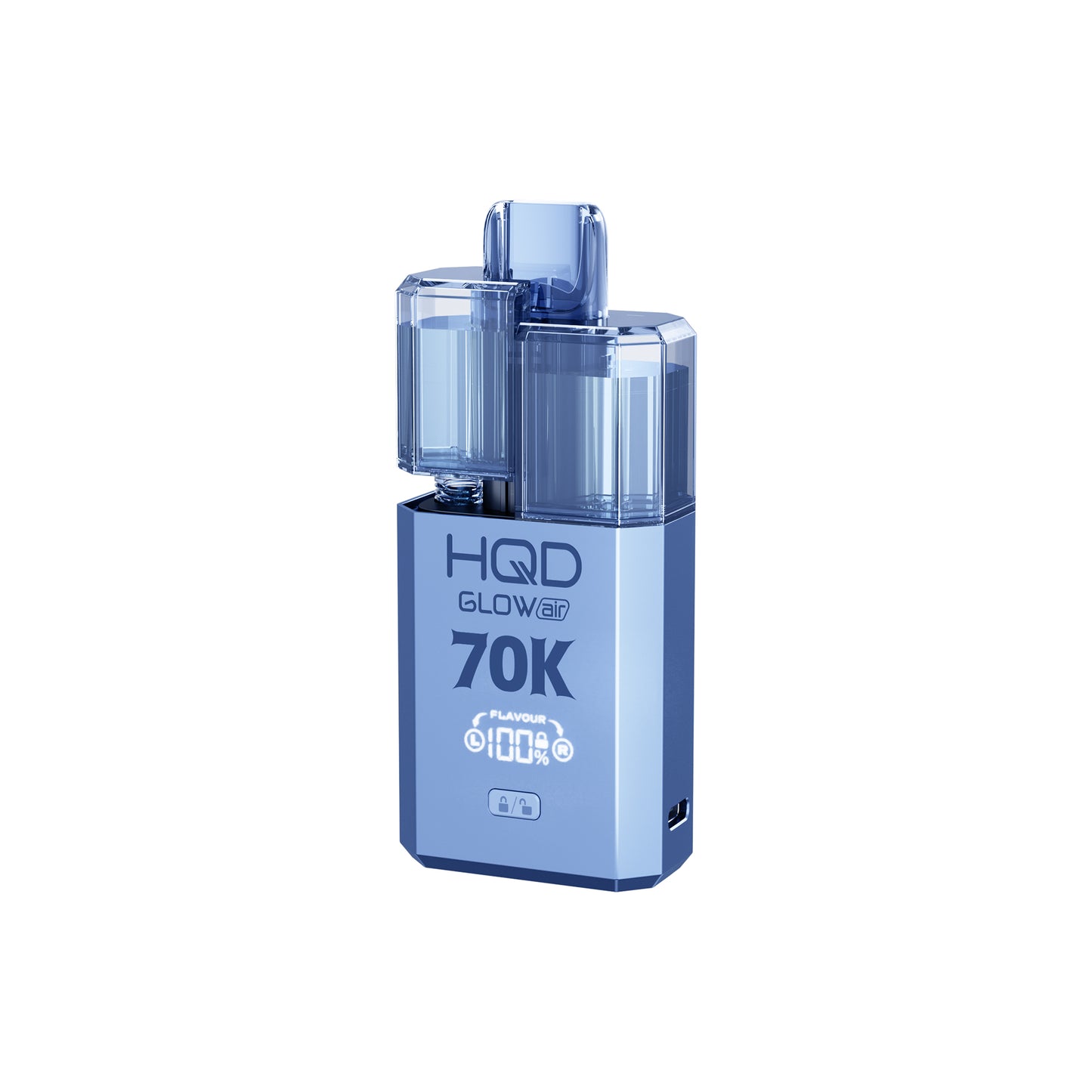 HQD Glow Air 70K Pod Kits - Pack of 5 - 20mg