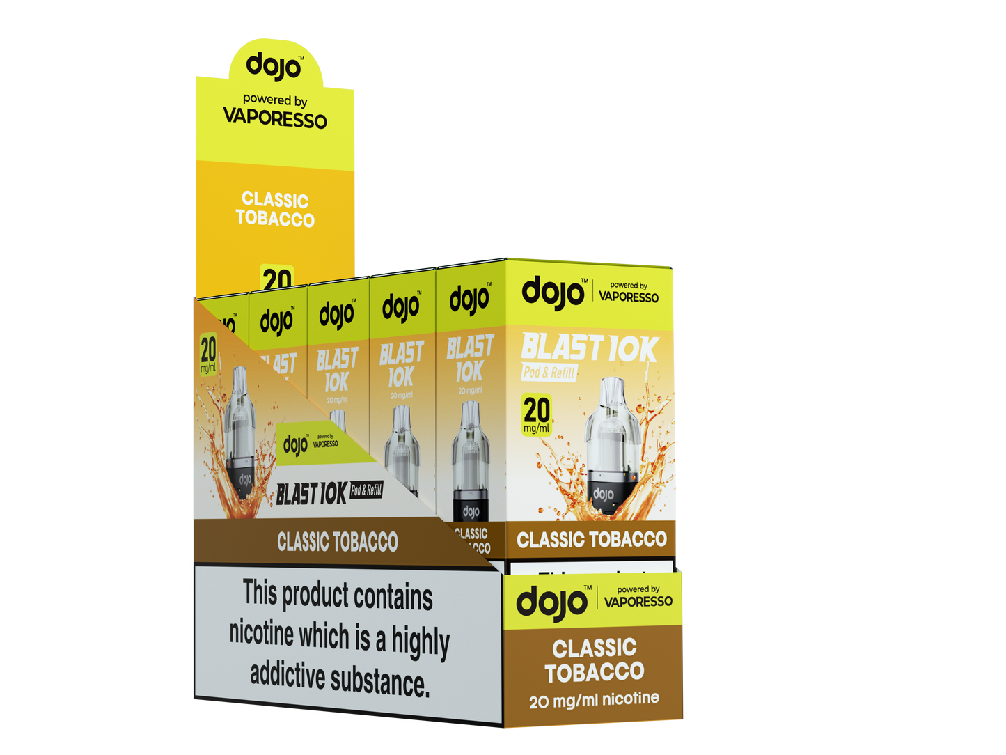 Dojo Blast 10K Pods - Pack of  5 - 20mg
