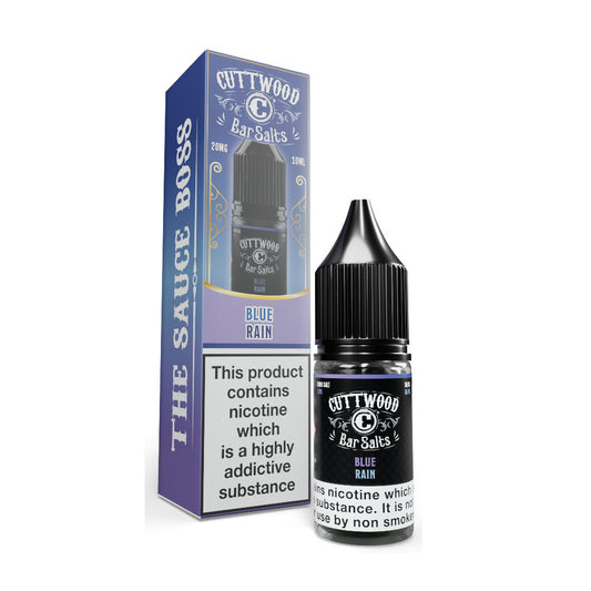 Cuttwood Bar Salts Blue Rain 10ml-Box of 10