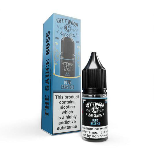 Cuttwood Bar Salts Blue Razz Ice 10ml-Box of 10