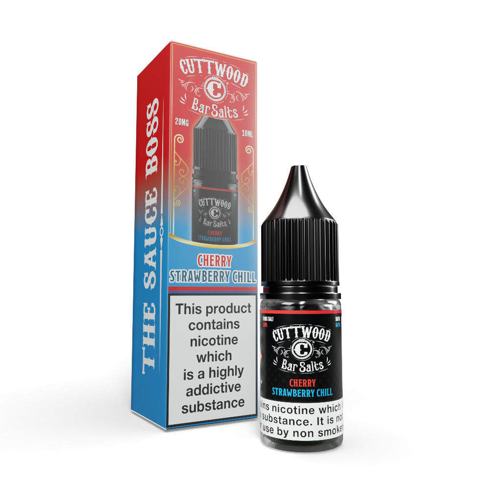 Cuttwood Bar Salts Cherry Strawberry Chill 10ml-Box of 10