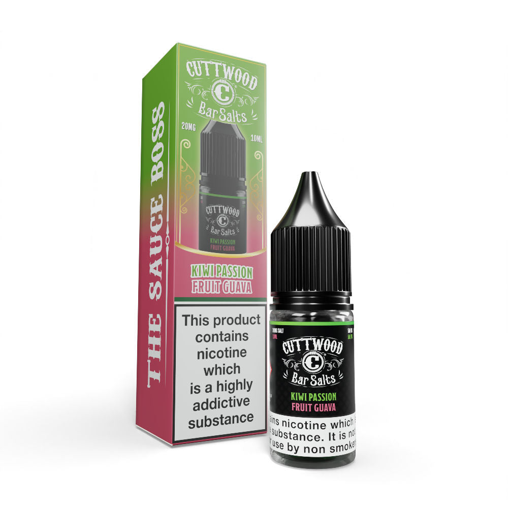 Cuttwood Bar Salts Kiwi Passion Fruit Guava 10ml-Box of 10