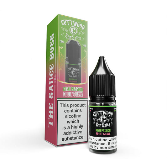 Cuttwood Bar Salts Kiwi Passion Fruit Guava 10ml-Box of 10