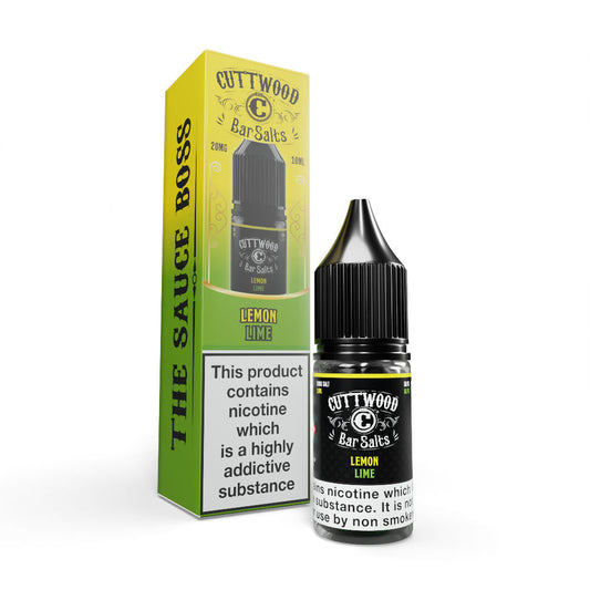 Cuttwood Bar Salts Lemon Lime 10ml-Box of 10