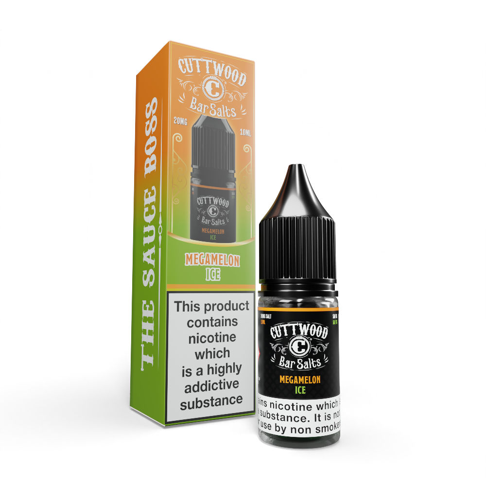 Cuttwood Bar Salts Megamelon Ice 10ml-Box of 10
