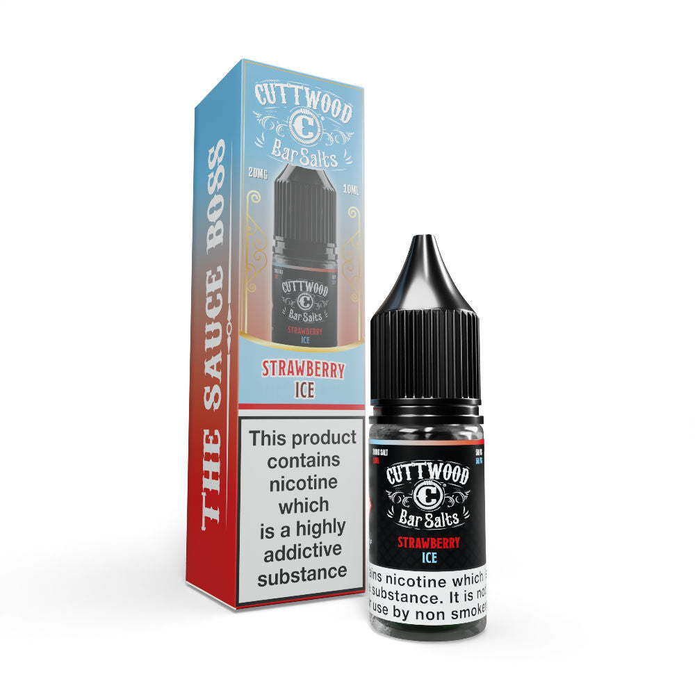 Cuttwood Bar Salts Strawberry Ice 10ml-Box of 10