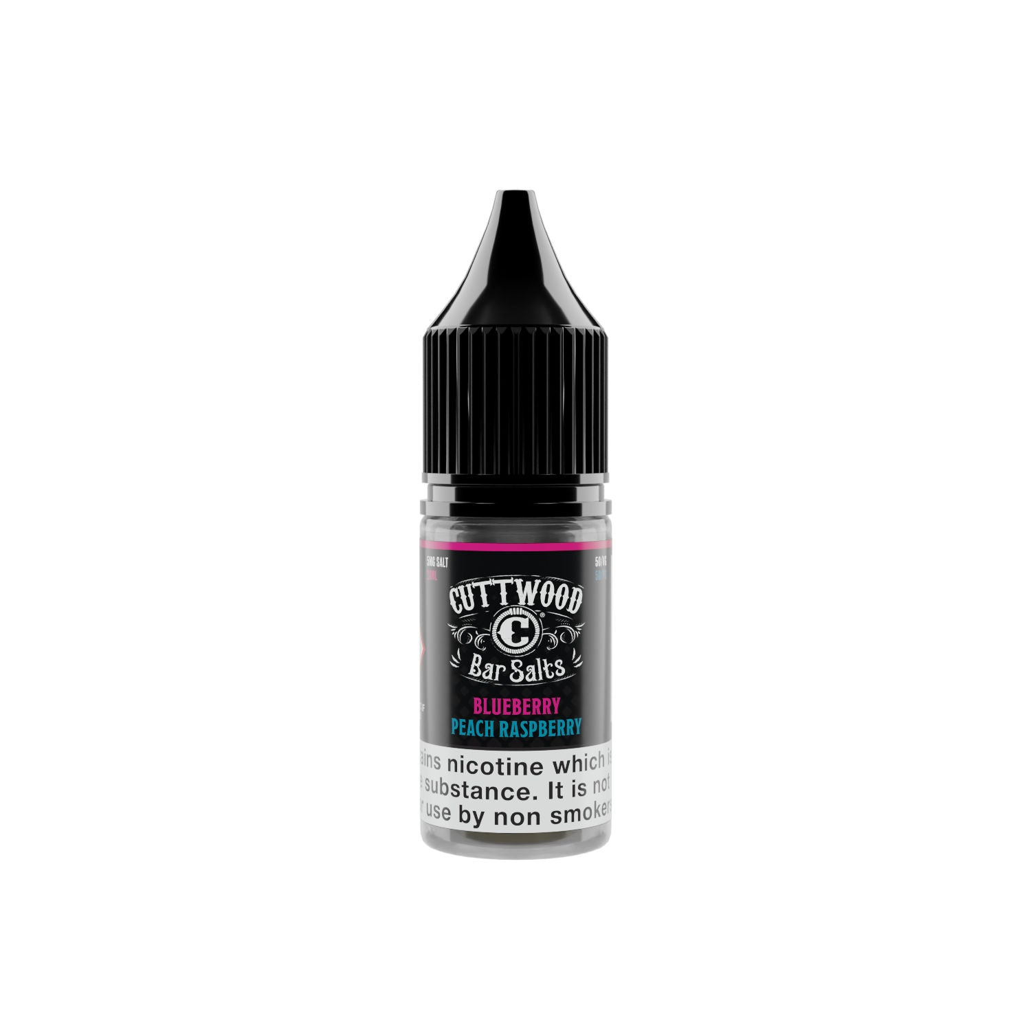Cuttwood Bar Salts Blueberry Peach Raspberry 10ml-Box of 10