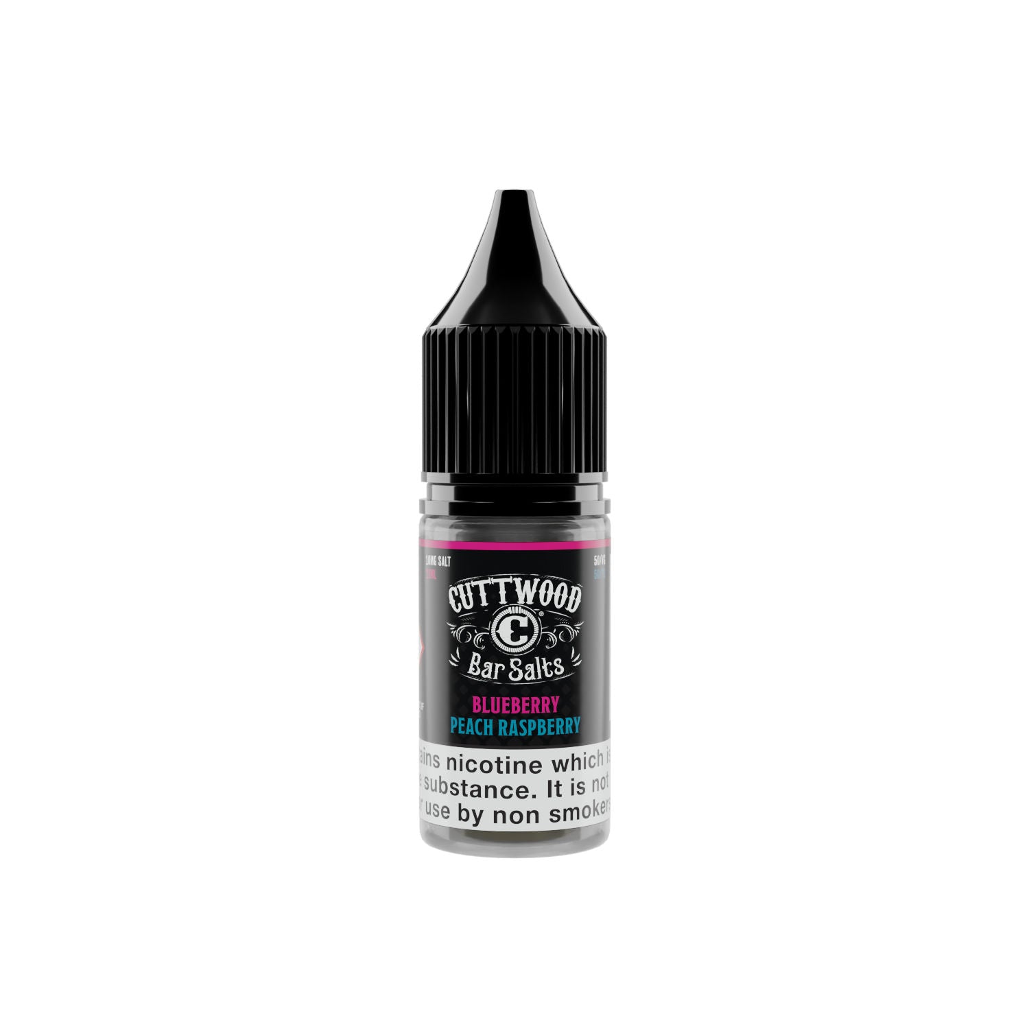 Cuttwood Bar Salts Blueberry Peach Raspberry 10ml-Box of 10