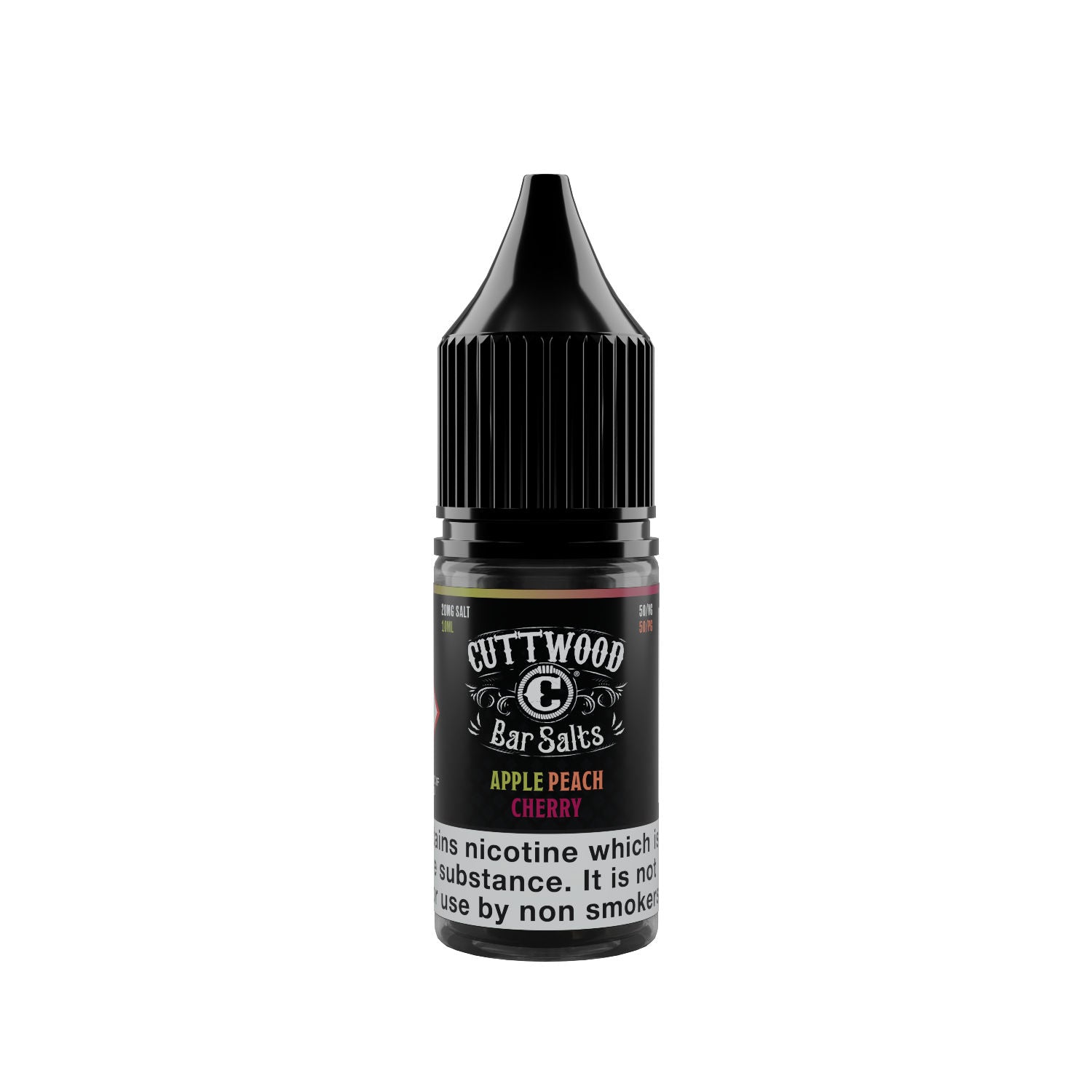 Cuttwood Bar Salts Apple peach cherry 10ml-Box of 10