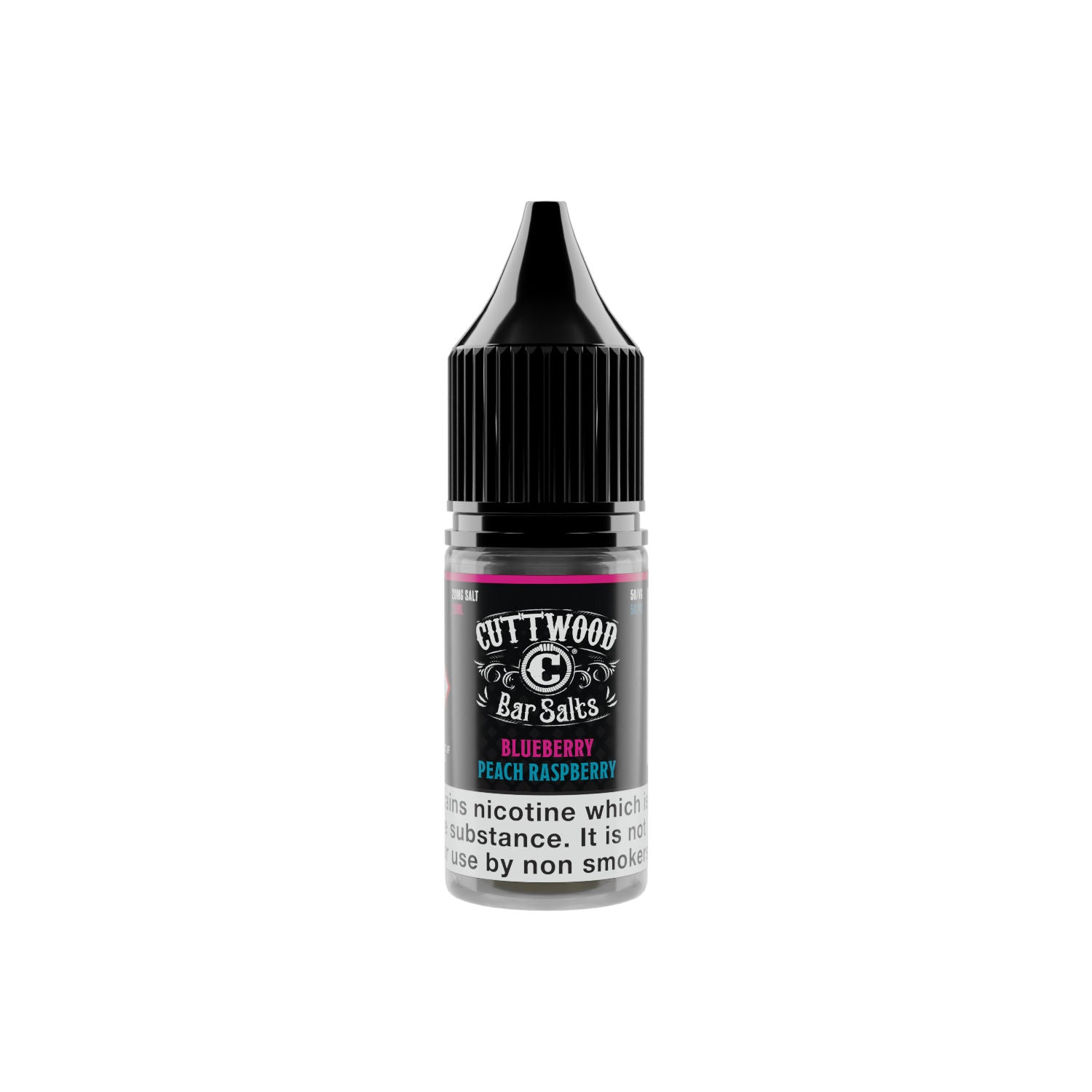 Cuttwood Bar Salts Blueberry Peach Raspberry 10ml-Box of 10