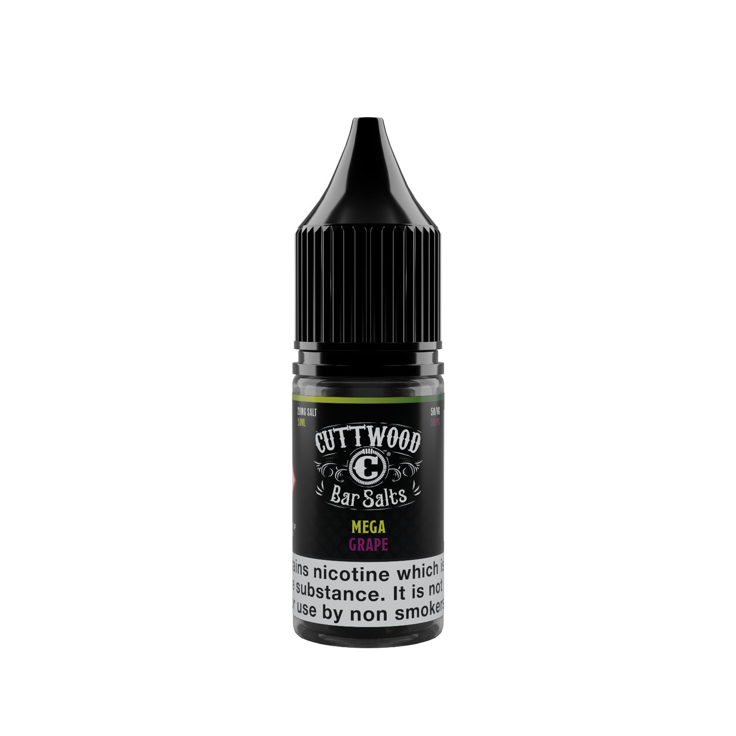 Cuttwood Bar Salts Mega Grape 10ml-Box of 10