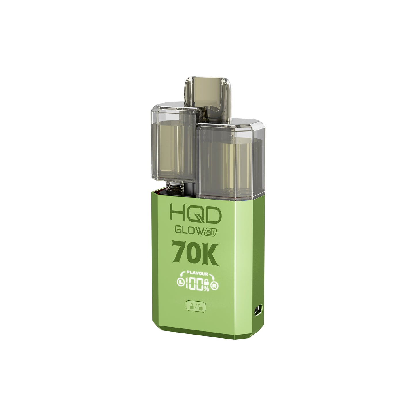 HQD Glow Air 70K Pod Kits - Pack of 5 - 20mg