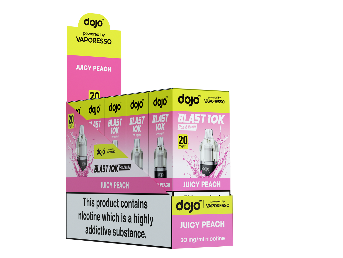 Dojo Blast 10K Pods - Pack of  5 - 20mg