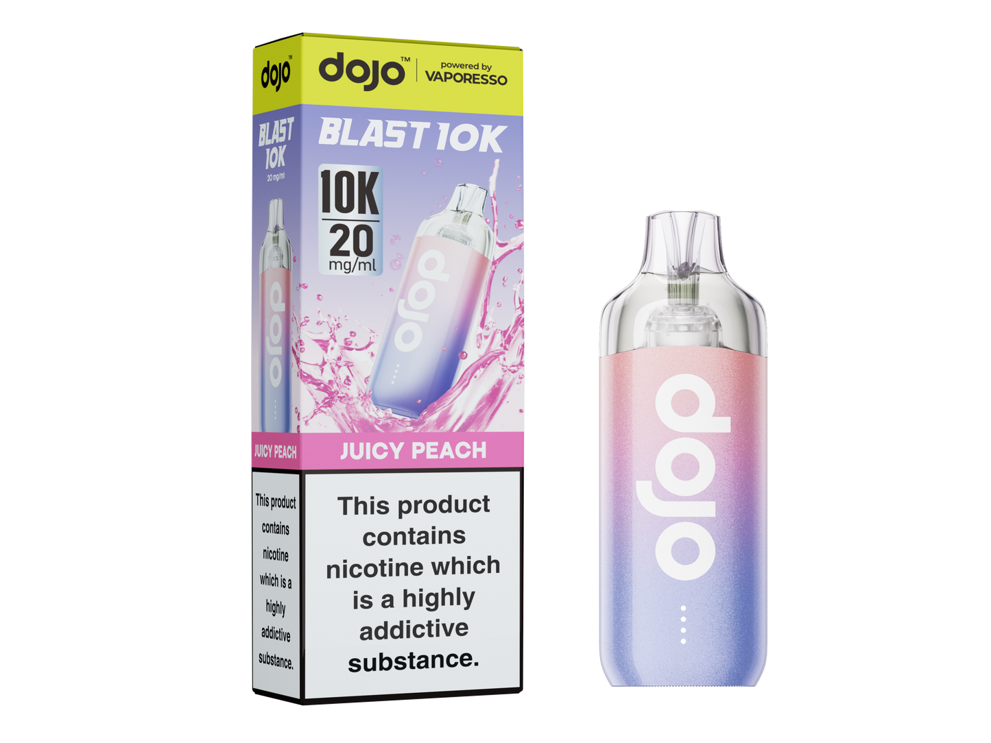 Dojo Blast 10K Pod Kits - Pack of 5 - 20mg