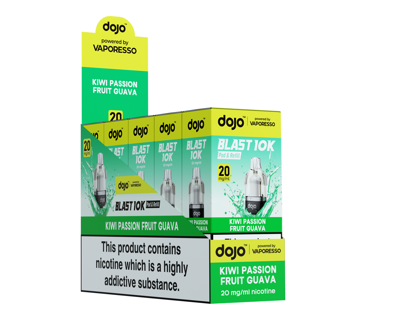 Dojo Blast 10K Pods - Pack of  5 - 20mg