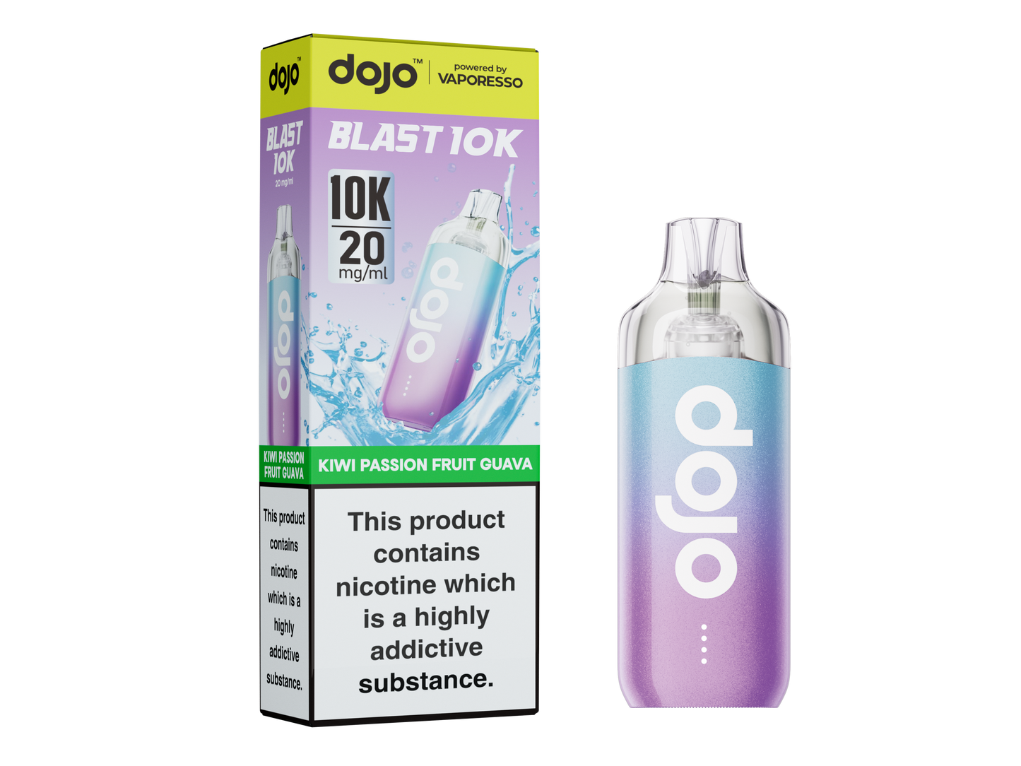 Dojo Blast 10K Pod Kits - Pack of 5 - 20mg