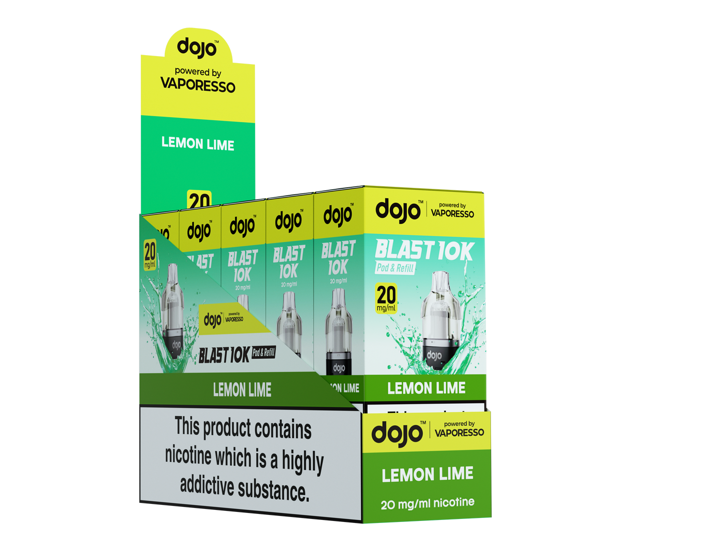 Dojo Blast 10K Pods - Pack of  5 - 20mg