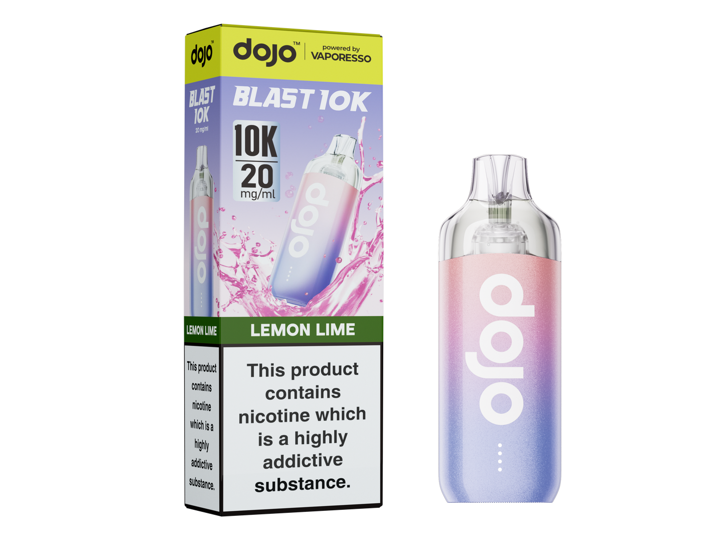 Dojo Blast 10K Pod Kits - Pack of 5 - 20mg