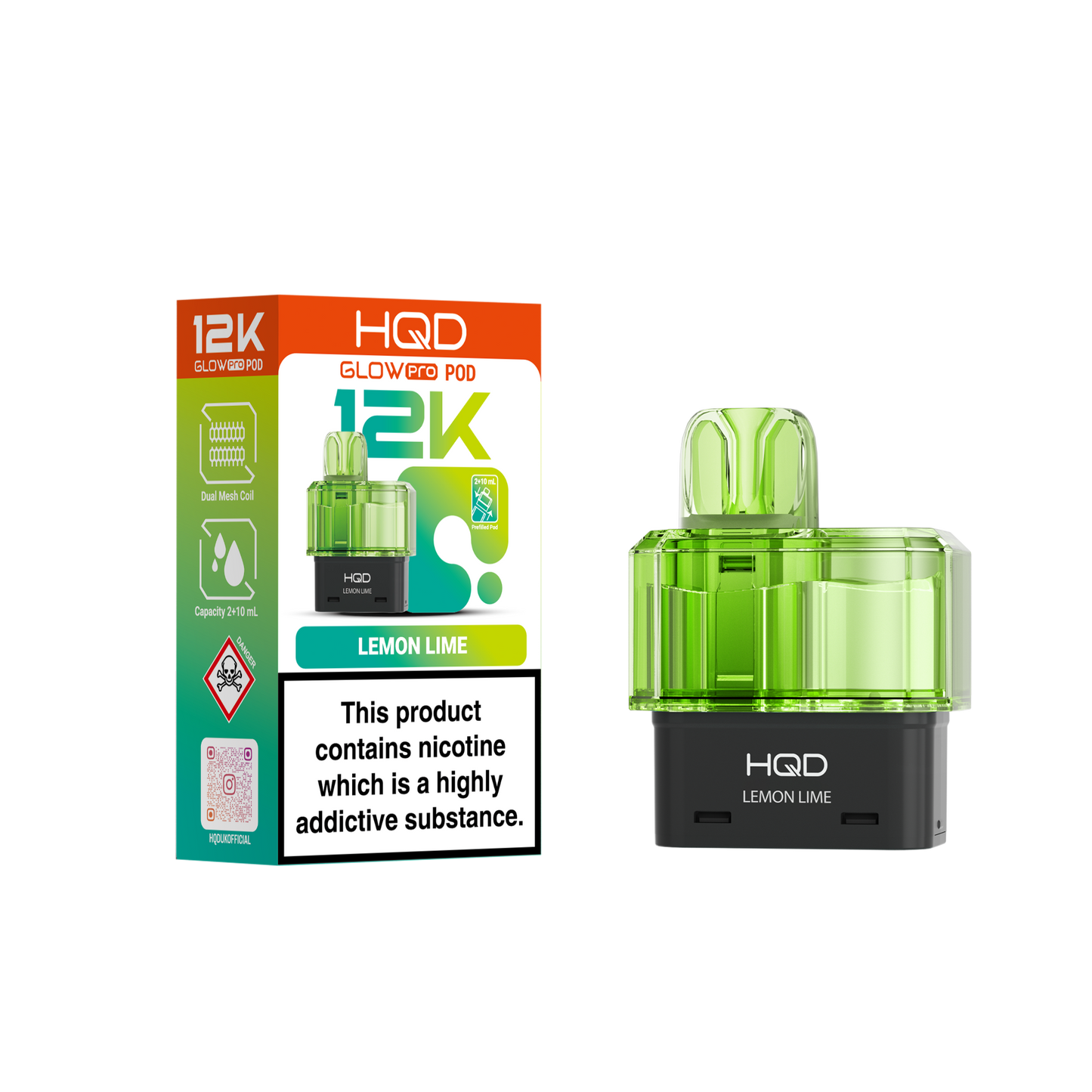 HQD 12K Pods – Pack of 5 – 20mg