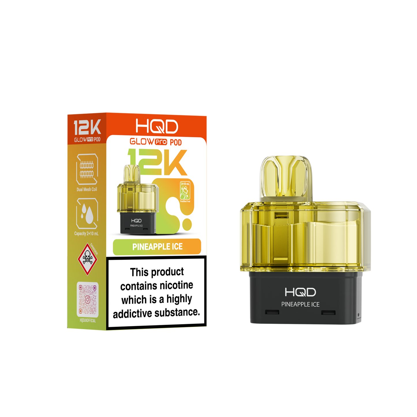 HQD 12K Pods – Pack of 5 – 20mg