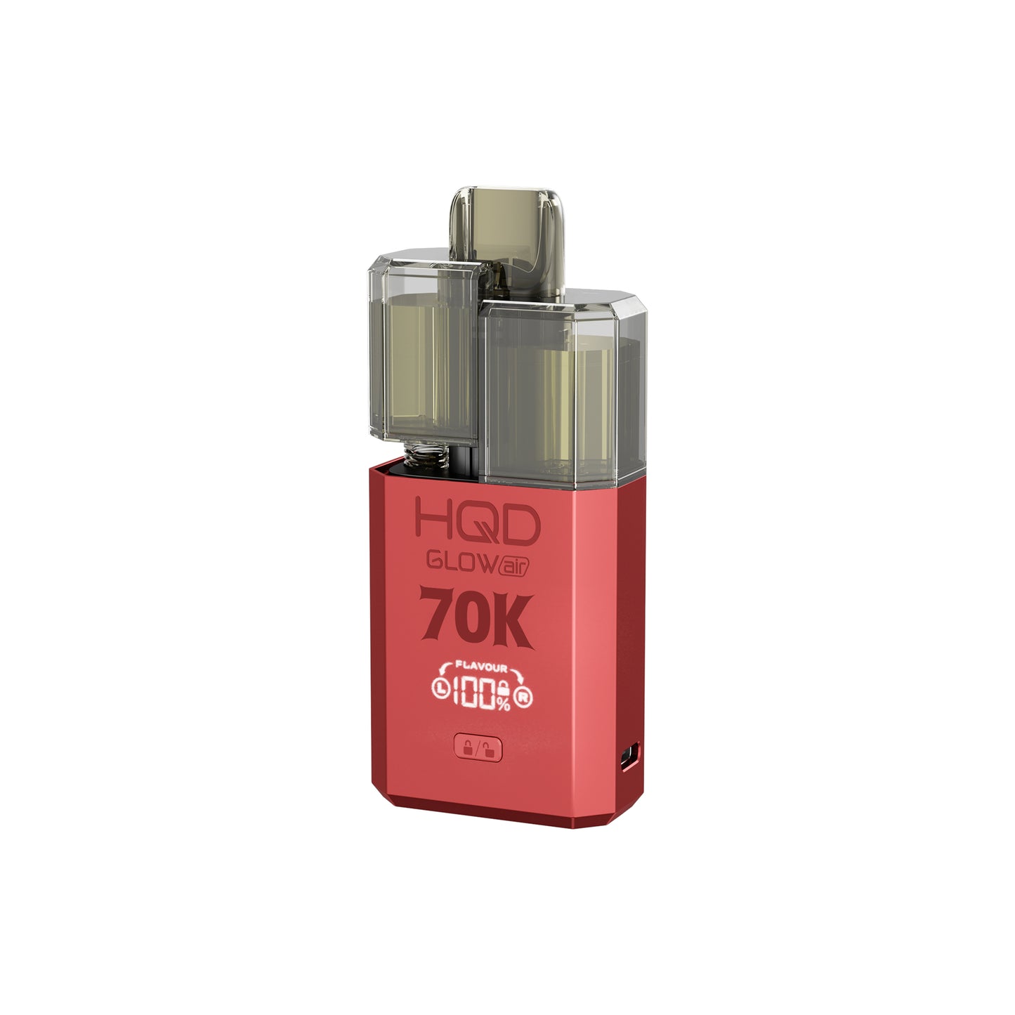 HQD Glow Air 70K Pod Kits - Pack of 5 - 20mg