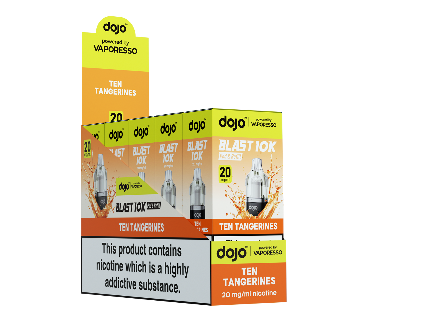 Dojo Blast 10K Pods - Pack of  5 - 20mg
