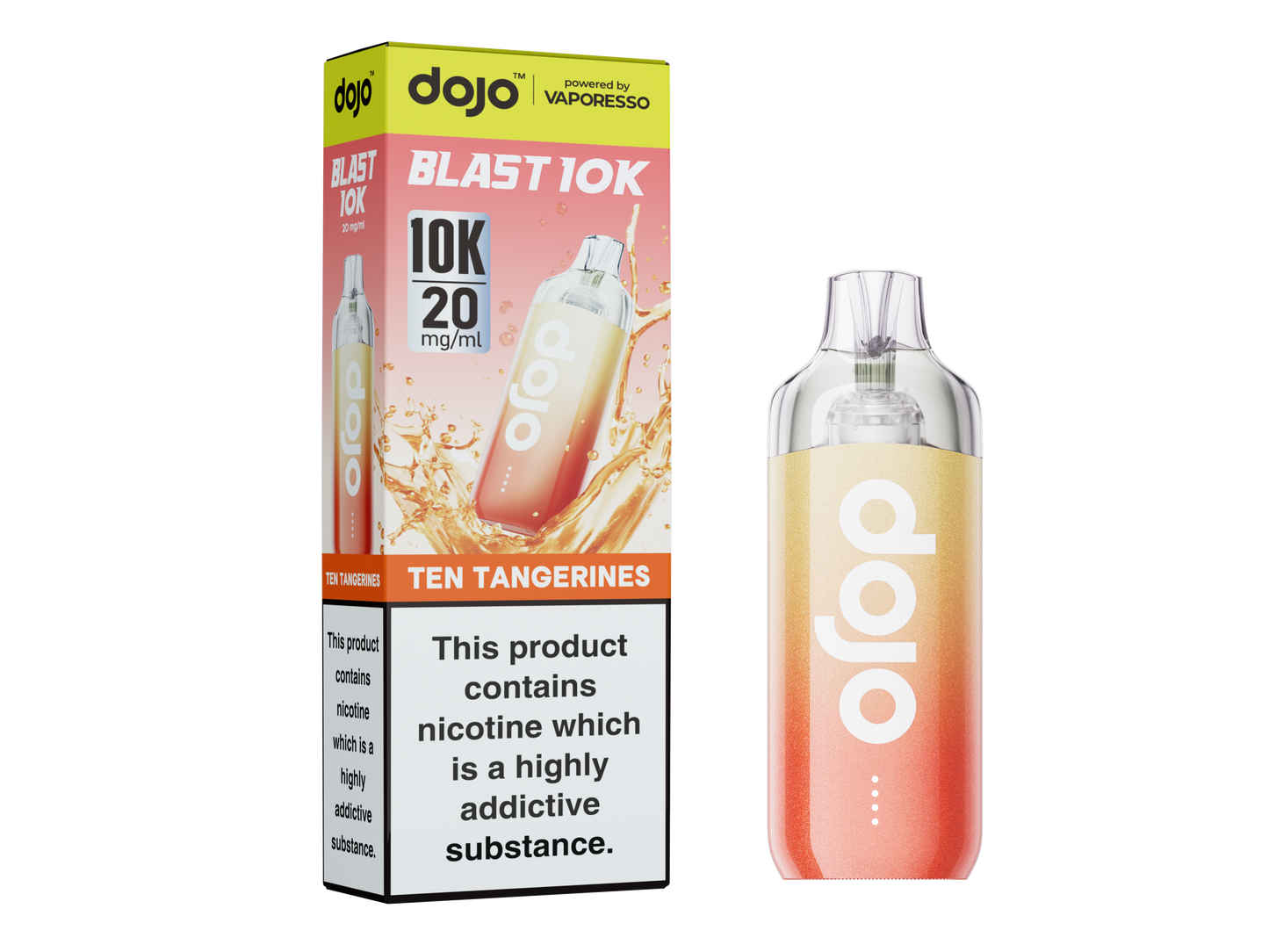 Dojo Blast 10K Pod Kits - Pack of 5 - 20mg