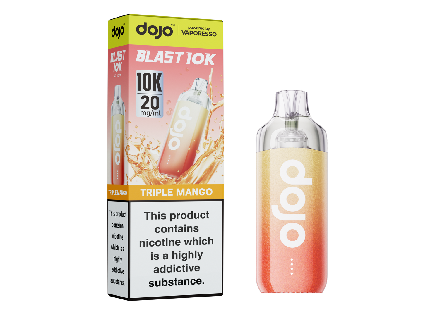 Dojo Blast 10K Pod Kits - Pack of 5 - 20mg