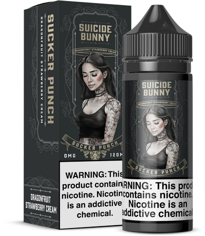 Suicide Bunny Zero Miligram Sucker Punch 100ml Shortfill